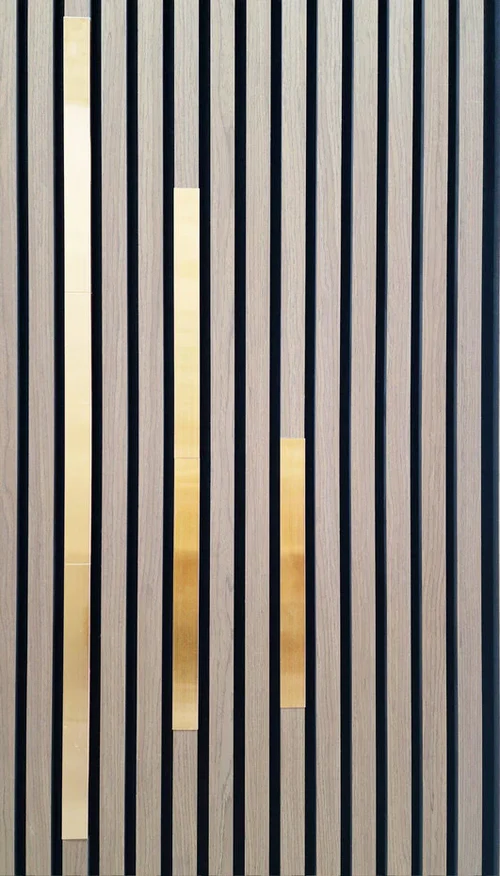 Akoestische Wandpaneel Geborsteld Goud - Cover