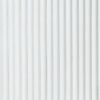 Akoestische Wand Panelen Lattenwand Met Vilt Ronde latten Wit - 270 Cm × 60 Cm